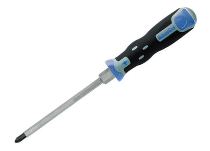 Bahco Tekno+ Through Shank Screwdriver Pozi Tip Pz2 X 125Mm