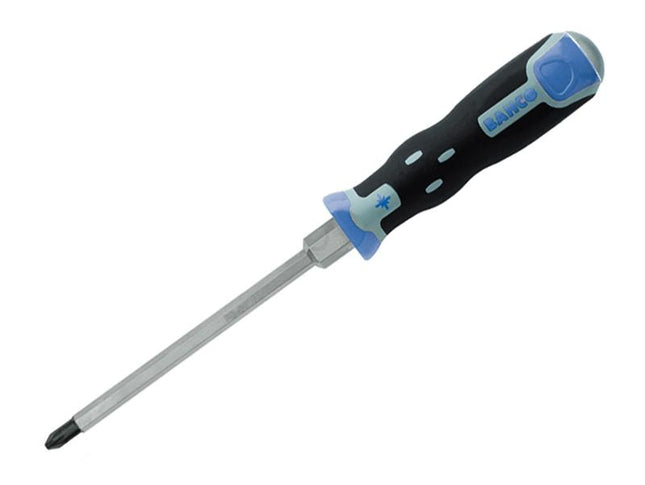 Bahco Tekno+ Through Shank Screwdriver Pozi Tip Pz2 X 125Mm