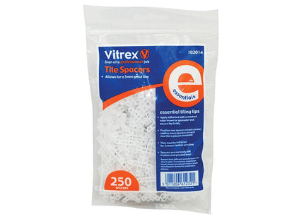 Vitrex Essential Tile Spacers 5Mm Pack Of 250