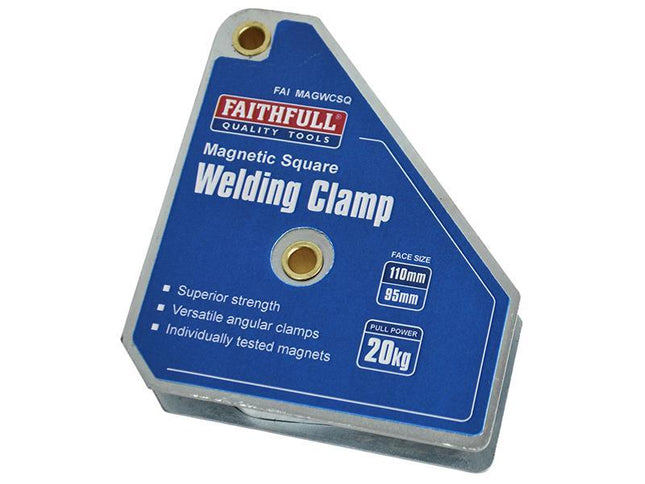 Faithfull Welding Magnet Square 100 X 95Mm