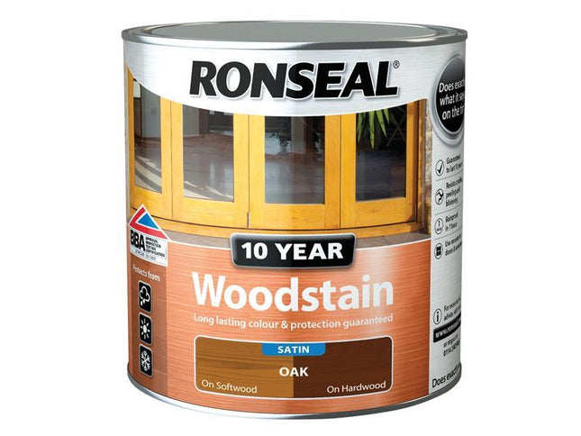 Ronseal 10 Year Woodstain Oak 750Ml