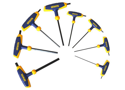 IRWIN T Handle Hex Key Set Of 8 Metric (2-10Mm)