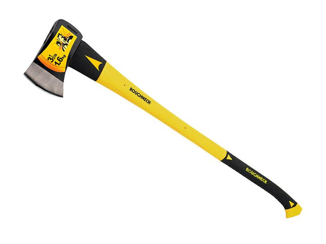 Roughneck Felling Axe Fibreglass Handle 1.6Kg (3.1/2Lb)