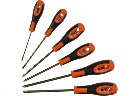 Bahco 600 Series Screwdriver Set, 6 Piece Sl/Ph/Pz