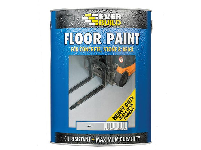 Everbuild Floor Paint Grey 5 Litre