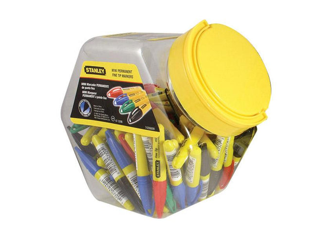 Stanley Tools Mini Fine Tip Pen (Tub Of 72)