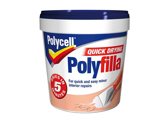 Polycell Multi Purpose Quick Drying Polyfilla Tub 1Kg