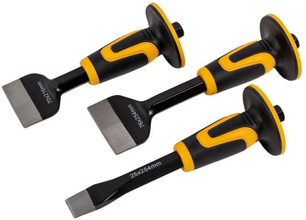 Roughneck Chisel & Bolster Set, 3 Piece