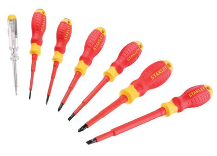 Stanley Tools Fatmax Vde Screwdriver Set 7 Piece