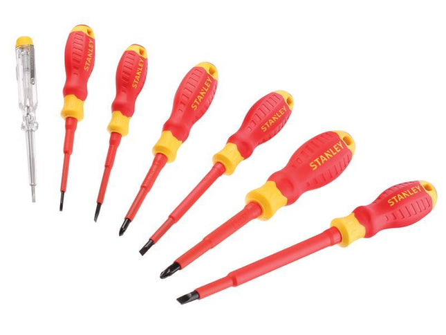 Stanley Tools Fatmax Vde Screwdriver Set 7 Piece