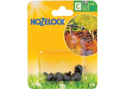 Hozelock End Line Pressure Dripper 4Mm/13Mm (5 Pack)