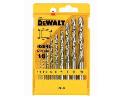 DEWALT Dt5921 Extreme Metal Drill Bit Set, 10 Piece