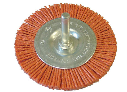 Faithfull Nylon Wheel Flat 100Mm X 6Mm Shank