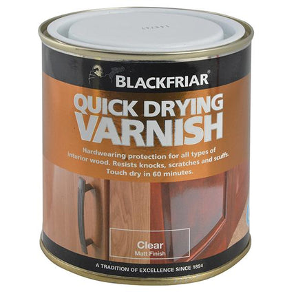 Blackfriar Quick Drying Duratough Interior Varnish Clear Matt 250Ml
