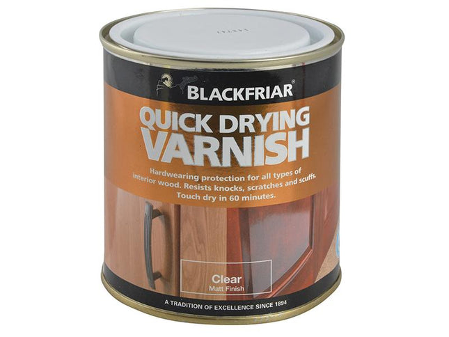 Blackfriar Quick Drying Duratough Interior Varnish Clear Matt 250Ml