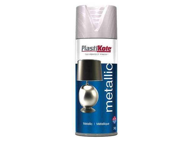 Plastikote Metallic Spray Brushed Nickel 400Ml