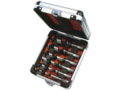 Faithfull Stubby Combination Wood Auger Bit Set 6 Piece 10-25Mm