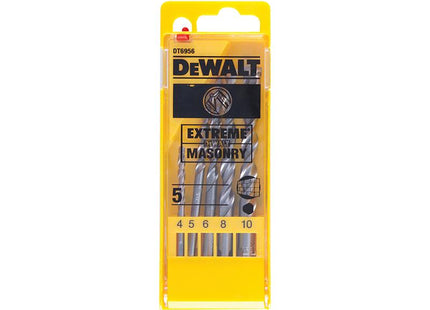 DEWALT Extreme Masonry Drill Bit Set 5 Piece