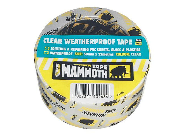 Everbuild Clear Weatherproof Tape 50Mm X 10M