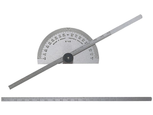 Moore & Wright Protractor Type Depth Gauge Metric/Imperial