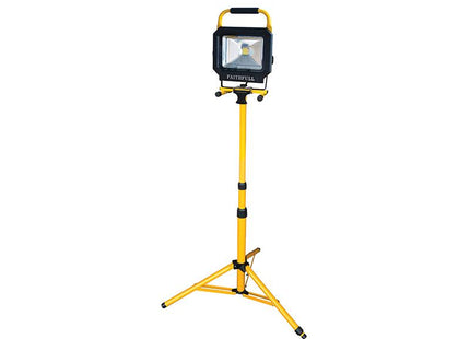 Faithfull Power Plus Cob Led Single Pod Tripod Sitelight 30W 2100 Lumens 240V