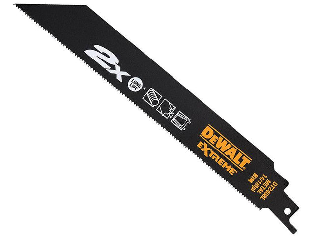 DEWALT 2X Life Metal Reciprocating Blades 203Mm Pack Of 5