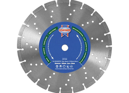 Faithfull Professional Diamond Blade 300 X 20Mm
