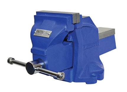 Faithfull Mechanics Bench Vice With Anvil 100Mm (4In)
