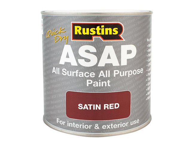 Rustins Asap Paint Red 250Ml