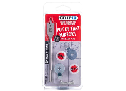 Gripit Mirror Kit, Clam Pack