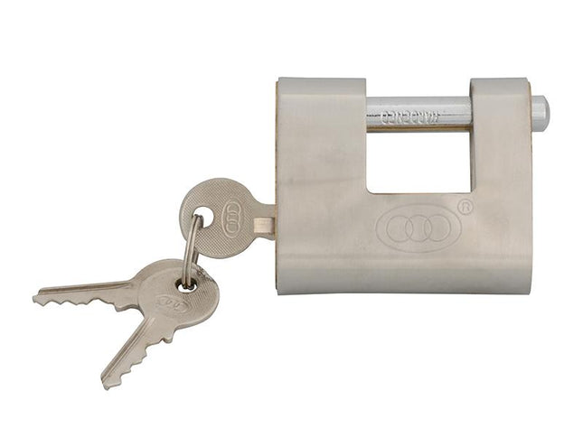 Faithfull Brass Shutter Padlock 60Mm