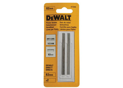 DEWALT Dt3906 Tct Reversible Planer Blades 82Mm