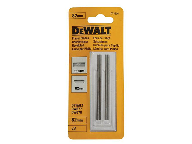 DEWALT Dt3906 Tct Reversible Planer Blades 82Mm