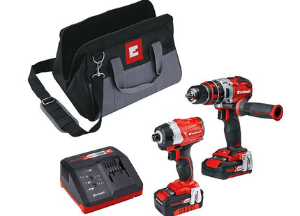 Einhell Power-X-Change Brushless Twin Pack 18V 1 X 2.0Ah & 1 X 4.0Ah Li-Ion