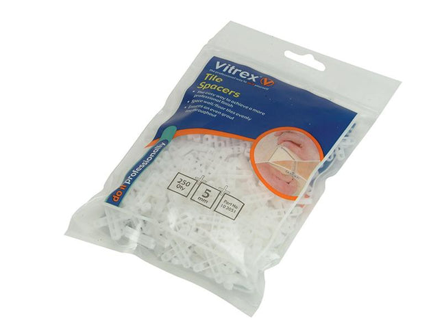 Vitrex Floor Tile Spacers 5Mm Pack Of 250