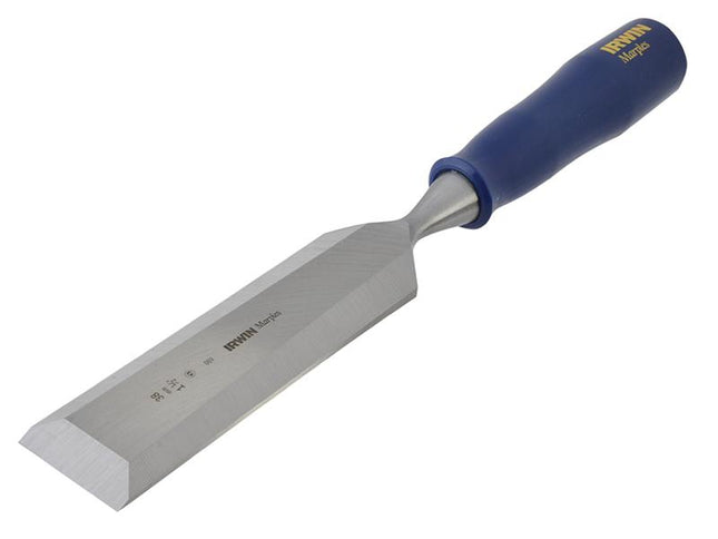 Irwin Marples M444 Bevel Edge Chisel Blue Chip Handle 38Mm (1.1/2In)