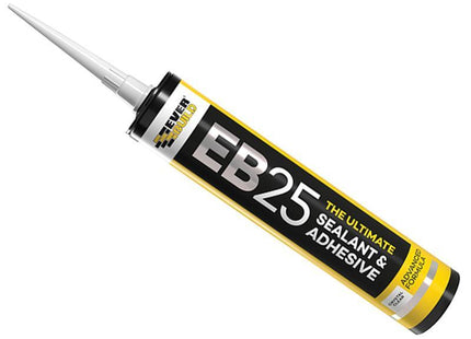 Everbuild EB25 Hybrid Sealant Adhesive Clear 300ml