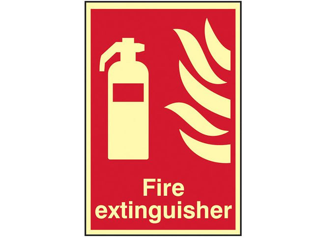 Scan Fire Extinguisher Photoluminescent - 200 X 300Mm