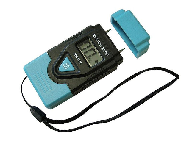 Faithfull Damp & Moisture Meter Lcd Display