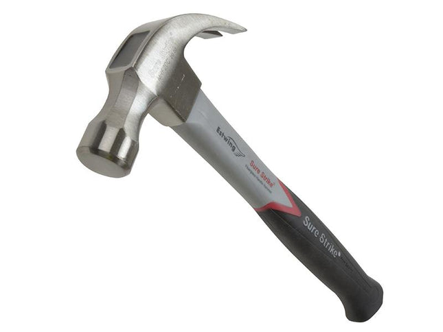 Estwing Emrf20C Surestrike Curved Claw Hammer Fibreglass Shaft 560G (20Oz)