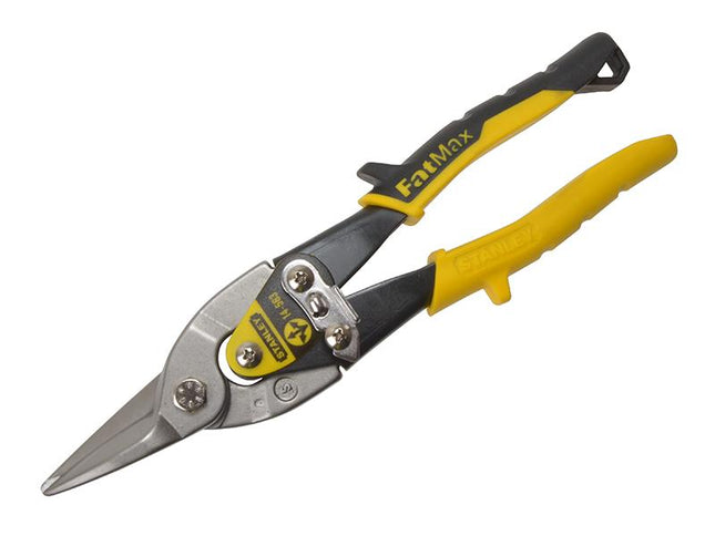 Stanley Tools Yellow Aviation Snip Straight Cut 250Mm (10In)