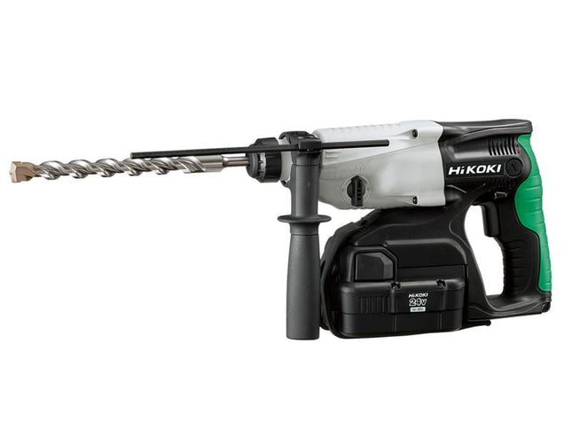 HIKOKI Dh24Dvc Sds Plus Hammer Drill 3-Mode 24V 2 X 2.0Ah Nimh