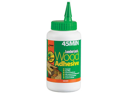 Everbuild Lumberjack 45 Min Pu Wood Adhesive Liquid 750G