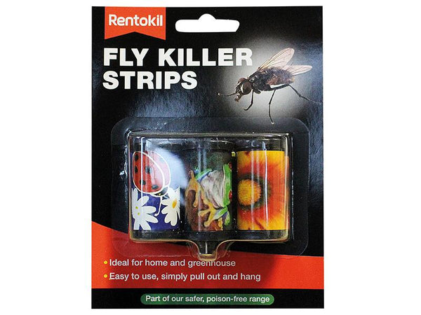Rentokil Fly Killer Strips Pack Of 3