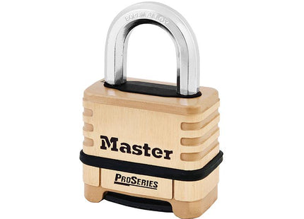 Master Lock Proseries Brass 4 Digit Padlock 57Mm