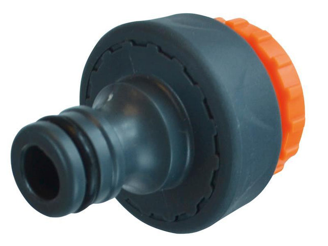 Faithfull Plastic Tap Hose Connector 1/2 & 3/4In