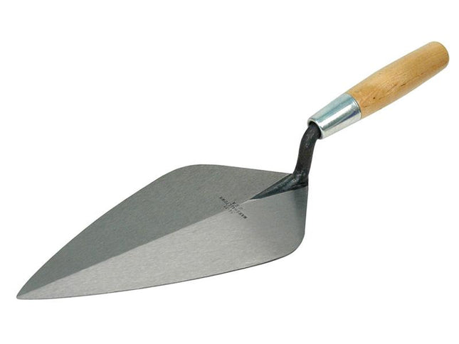 Marshalltown 34 Wide London Pattern Brick Trowel - Wooden Handle 12In