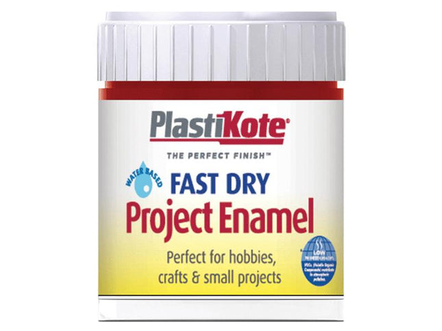 Plastikote Fast Dry Enamel Paint B25 Bottle Metallic Red 59Ml