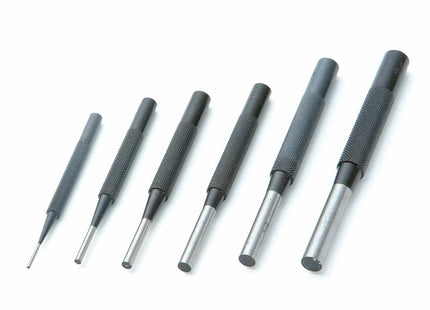 Priory 135-S6 Parrallel Pin Punches In Wallet Set 6 Piece