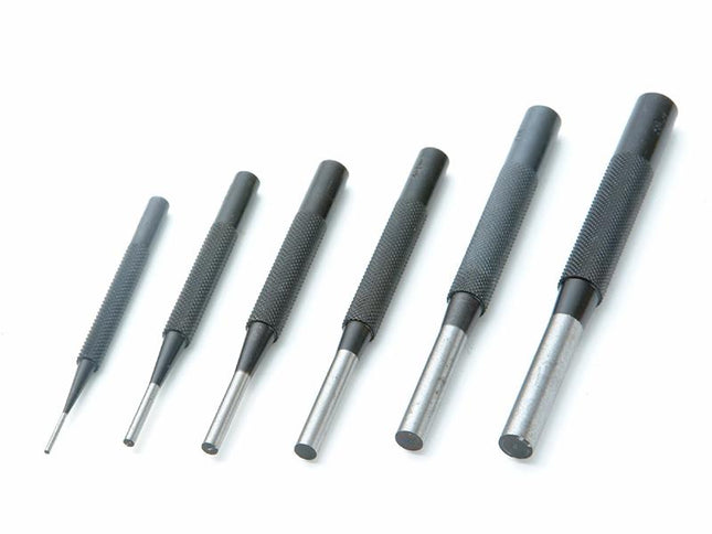 Priory 135-S6 Parrallel Pin Punches In Wallet Set 6 Piece